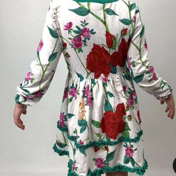 Matilda Jane Woodland Wonders Dress Make Believe Girls Bunny Easter Size 12-18 - Picture 2 of 7